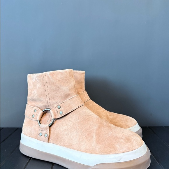 Free People Bohdi harness sneaker boot size 8 suede - Picture 2 of 7